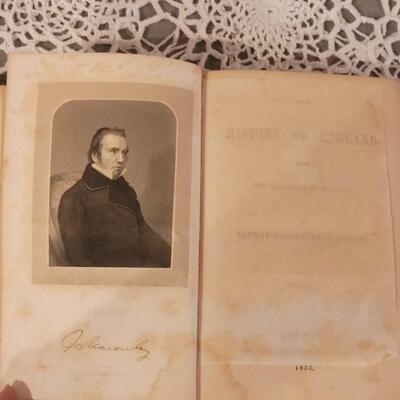 Lot 219: Antique History of England Vol. 1 & 2 (1853) Vol. 3 & 4 (1856) by MACAULAY