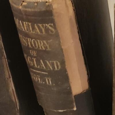 Lot 219: Antique History of England Vol. 1 & 2 (1853) Vol. 3 & 4 (1856) by MACAULAY