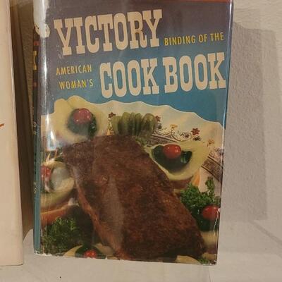 Lot 226: Vintage Cook Books- " Blueberry Hill Kitchen Notebook", Victory binding of the "American Woman's Cook...