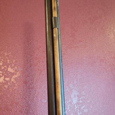 Lot 232: Antique Double Barrel Black Powder Rifle