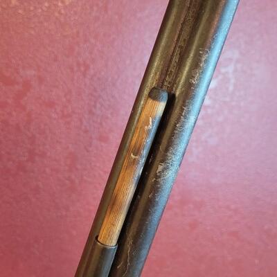 Lot 232: Antique Double Barrel Black Powder Rifle