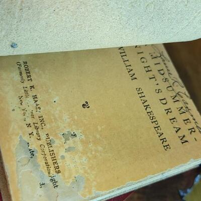Lot 239: (5) Vintage Little Leather Books Classics FEAT. THE GOLD BUG