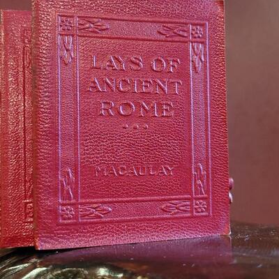 Lot 239: (5) Vintage Little Leather Books Classics FEAT. THE GOLD BUG