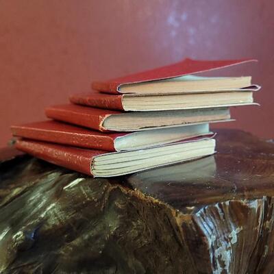 Lot 239: (5) Vintage Little Leather Books Classics FEAT. THE GOLD BUG