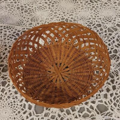 Lot 241: Baskets and Vintage Faux Bread, Vegetables and Cherries
