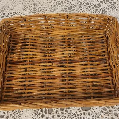 Lot 241: Baskets and Vintage Faux Bread, Vegetables and Cherries