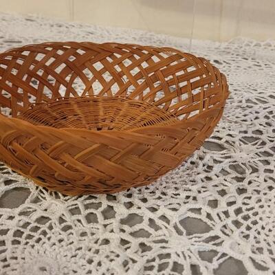 Lot 241: Baskets and Vintage Faux Bread, Vegetables and Cherries