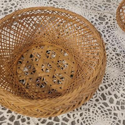 Lot 243: Basket Lot (3) Sizes & Shapes