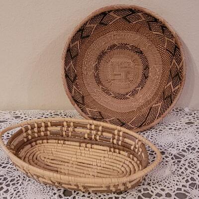 Lot 248: (2) Indigenous People's Baskets