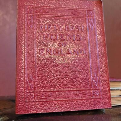 Lot 250: (5) Vintage Little Leather Mini Books Classics