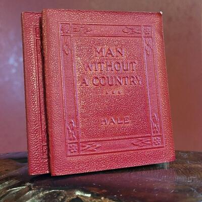 Lot 250: (5) Vintage Little Leather Mini Books Classics