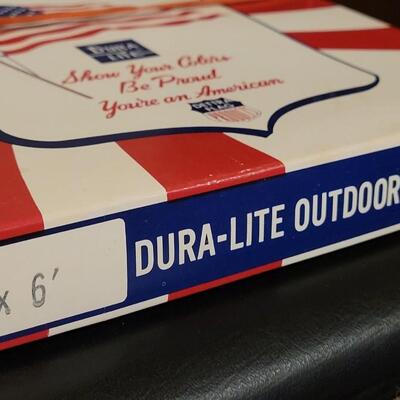 Lot 265: Dura-Lite Nylon American Flag 4' Ã— 6'