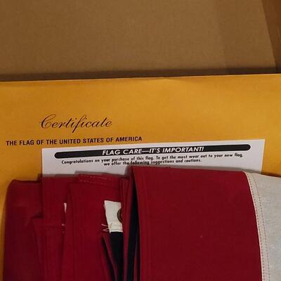 Lot 267: New U.S. Flag 5' Ã— 8'