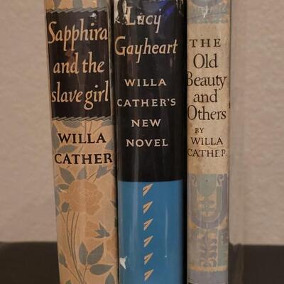 Lot 272: (3) 1st Edition Willa Cather Books