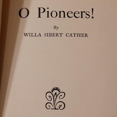 Lot 275: (3) Willa Cather Books " O Pioneer", "The Song of the Larks" and "My Antonia"