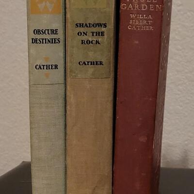 Lot 278: (3) Willa Cather Books "Troll Garden", "Shadows on the Rock" and "Obsure Destinies"