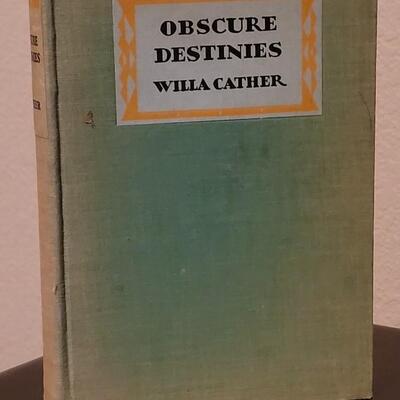Lot 278: (3) Willa Cather Books "Troll Garden", "Shadows on the Rock" and "Obsure Destinies"
