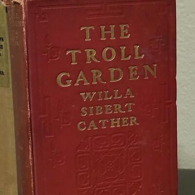 Lot 278: (3) Willa Cather Books "Troll Garden", "Shadows on the Rock" and "Obsure Destinies"