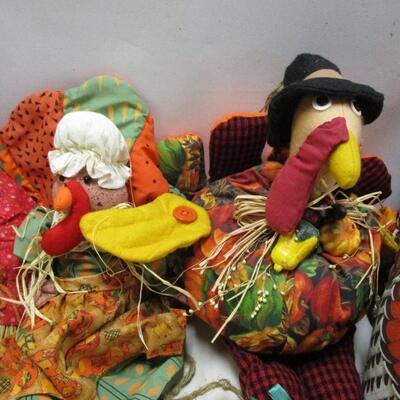 Fall Decorations - Turkeys - Scarecrows