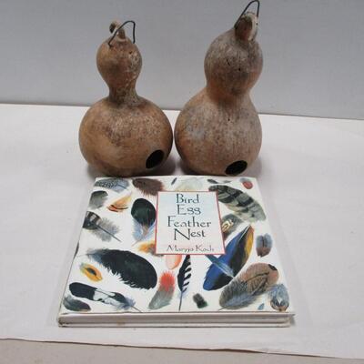 Gourds & Bird Egg Feather Nest Book