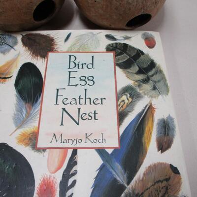Gourds & Bird Egg Feather Nest Book