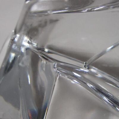 Franklin Mint Clear Glass Signed Paperweight