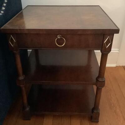 E554 Vintage Weiman Two-Tier End Table