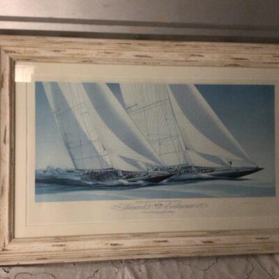 Sailing Print Titled 