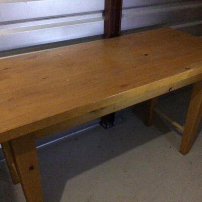 Large Hardwood Table