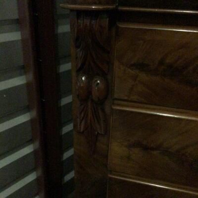 Flame Mahogany Chest of Drawers