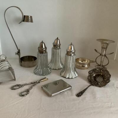 E577 Lot of Misc. Silverplated Home Decor