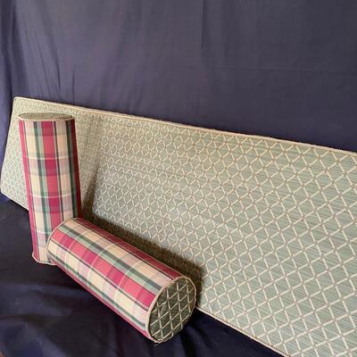 Bench Cushion and Bolsters