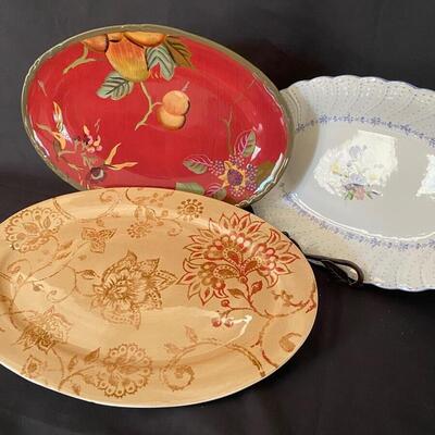 3 Serving Platters