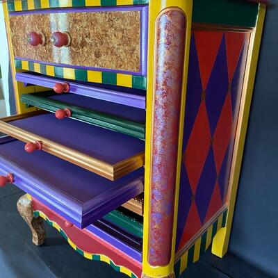 Hand Painted Jewelry Chest