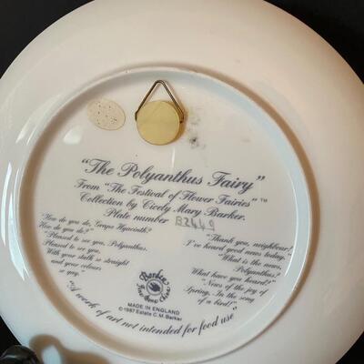 Polyanthus Flower Fairy Decorative Plate