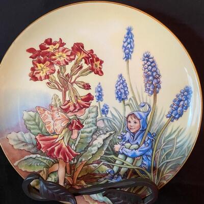 Polyanthus Flower Fairy Decorative Plate