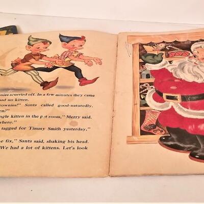Lot #272  Two Vintage Christmas Children's books - one a pop-up