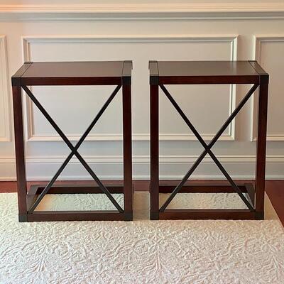 Lot 285: Pier 1 Import Accent Tables