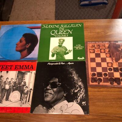 Lot of 5 Vintage Jazz Vinyl Record Albums
