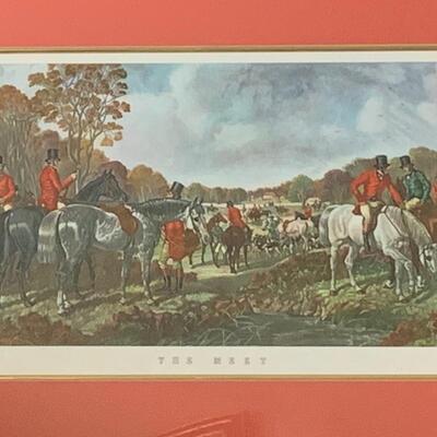 Lot 284: "The Meet" Framed Print/Painting