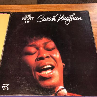 Lot of 5 Powerhouse Women Singers Vinyl Records Billie Holiday Sarah Vaughan Dinah Washington