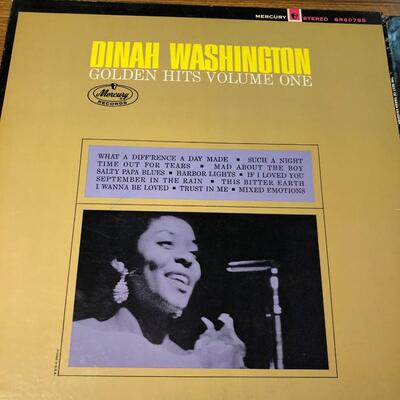 Lot of 5 Powerhouse Women Singers Vinyl Records Billie Holiday Sarah Vaughan Dinah Washington
