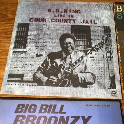 Lot of 7 Vintage Blues Vinyl Records