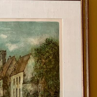 Lot 297: "Le Vieux Pont" by Bernard Gantner Signed & Numbered, w/COA.