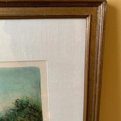 Lot 297: "Le Vieux Pont" by Bernard Gantner Signed & Numbered, w/COA.