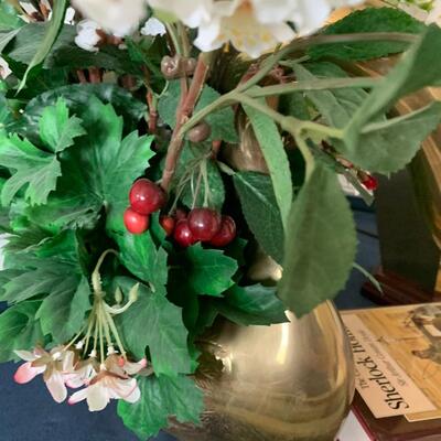 Lot 298: Large Brass Goose/Swan Planter and More