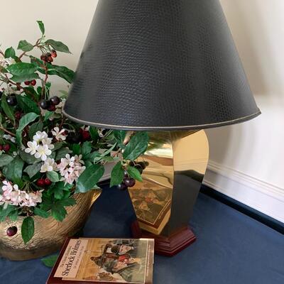 Lot 298: Large Brass Goose/Swan Planter and More