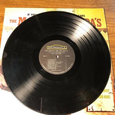 2 Vintage Vinyl Records The Mama's and the Papa's and Melanie Gather Me