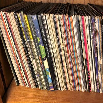 Large Lot of Vintage Vinyl Records
