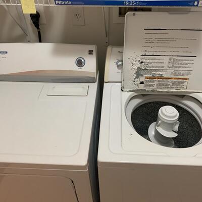 Lot 345: Whirlpool Washer & Kenmore Dryer